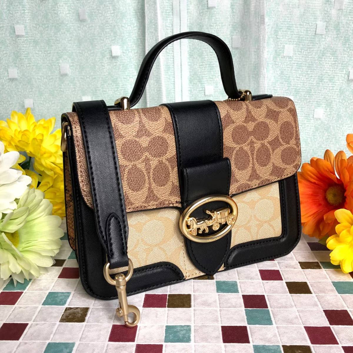 ヤフオク! -コーチ ハンドバッグ 新品の中古品・新品・未使用品一覧