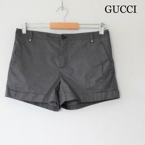  beautiful goods GUCCI Gucci size 40 nylon studs short pants gray grey 