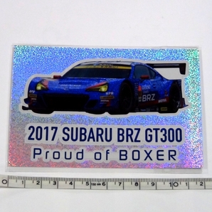 スーパーGT 2017 スバル SUBARU BRZ ステッカー シール GT300の画像1