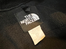 X23★90's THE NORTH FACE/ノースフェイス フリースジャケット ブラック メンズS ナイロン切替 ユニセックス アウトドア 古着 ★_画像9