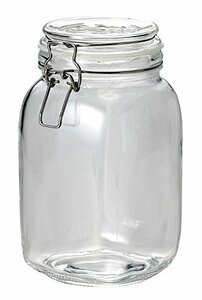 パール金属 梅酒瓶 果実酒びん 1.5L 1500ml ガラス製 角型 保存 ビン イタリアーナ L-1012