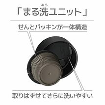 【食洗機対応モデル】サーモス 水筒 真空断熱ケータイマグ 480ml ブラック JOQ-480 BK_画像4