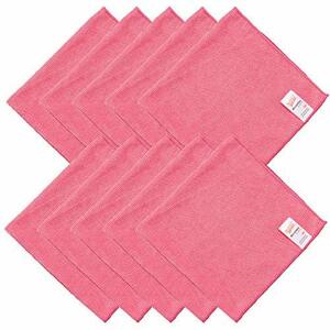 3M マイクロファイバー クロス ふきん 雑巾 業務用 赤 10枚 スコッチブライト WC2012 RED