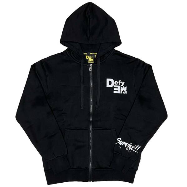 [並行輸入品] Defy Era デフィエラ Lost Angels ZipUp Hoody ロストエンジェルズ ジップアップ パーカー (XXL)