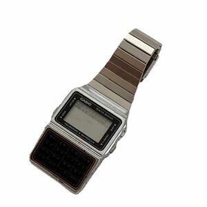 希少　CASIO カシオ データバンク DBC610　腕時計　シルバー　電池切れ