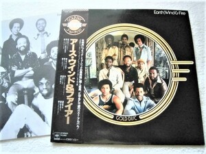 国内盤帯付 / Earth, Wind & Fire / GOLD DISC / 全12曲, 26AP 1324, 1978 / 隠れた名曲「Feelin' Blue」が収録されているのがポイント！