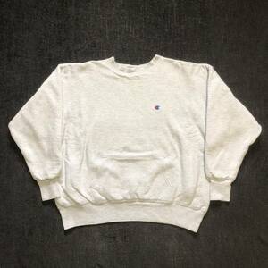 80s ダブルフェイス 青刺繍タグ XL champion reverseweave USA製 美品 チャンピオン リバースウィーブ Wフェイス レア カラー 目無し 無地