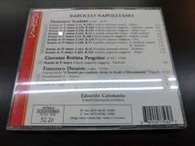 CD / BAROCCO NAPOLETANO / Edoardo Catemario　エドアルド カテマリオ / 『D16』 / 中古_画像2