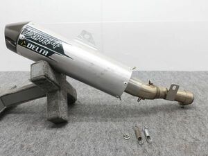 美品 セロー250 DG31J 18～ デルタ ステン/アルミ スリップオン DELTA ◆返品可 ●100サイズ T121002H T02K 286