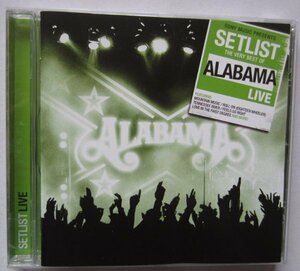 【送料無料】Alabama Setlist The Very Best Of Alabama Live アラバマ ライブ・ベスト