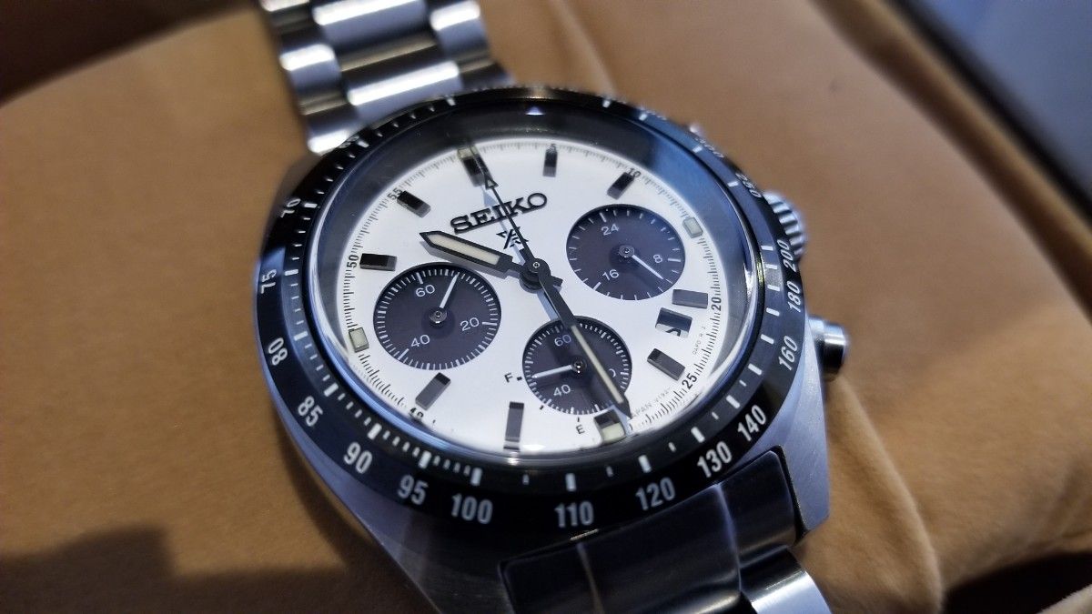 SEIKO ソーラー SBPY165 新品 SBDL085に似てるパンダ腕時計|PayPayフリマ