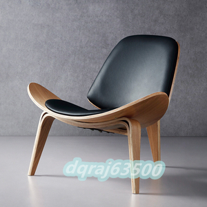 超人気★簡約なデザイナ客間の書斎の 軽豪華な北欧のシングルソファーの椅子の創意的なレジャーの木の椅子