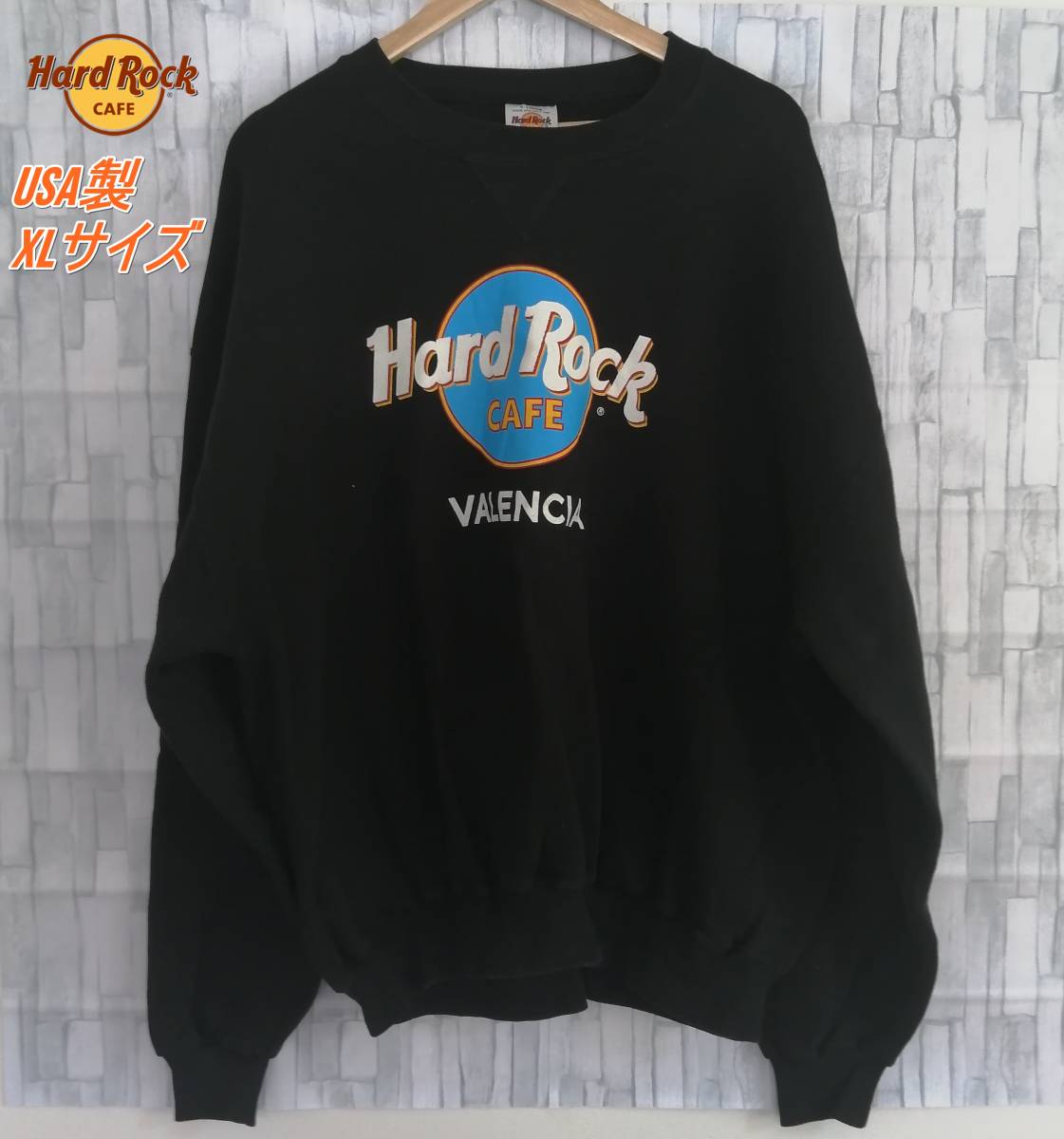 Hard Rock Cafe ハードロックカフェ 黒銀 スウェット www.lahza.jp
