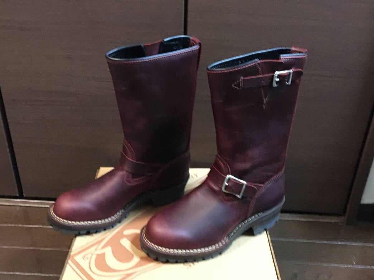 2極タイプ Wesco JH CLASSICS プレーントゥブラックスエードブーツ 7.5
