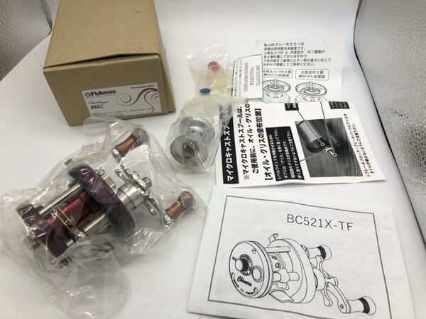 新品未使用 五十鈴 BC521X-TF Left Fishman 限定 イスズ フィッシュマン 左巻き
