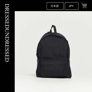 【最終値下げ】DRESSEDUNDRESSEDドレスドアンドレスドバックパックブラック