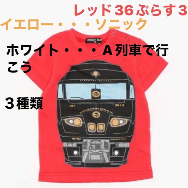 新品未使用90天竺ＪＲ九州電車ＰＴＴシャツ