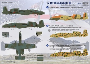 プリントスケール 48-072 1/48 A-10 サンダーボルト II Part 1