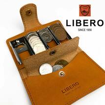 全6色　LIBERO リベロ 日本製 高級栃木レザー ステッチデザインコインケース　コインキャッチャー小銭入れ_画像5