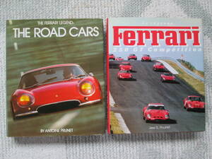 洋書 / フェラーリ 2点まとめて / FERRARI 250 GT COMPETITION , FERRARI LEGEND THE ROAD CARS ( ルマン,GTO, SWB,512BB, 275,LM,TDF