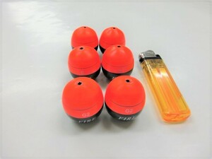  новый товар конус поплавок FIRE 00~G2 6 шт. комплект orange 