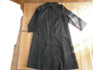 *[ with defect finest quality ] regular price 6.8 ten thousand jpy a leg liallegr turn-down collar i coat * black *7AR