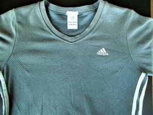  prompt decision, Adidas adidas stretch . sweat speed . long sleeve sport shirt Clima365pi stereo / lady's Lkateto* blue / postage 164 jpy 