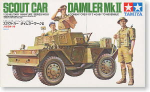 # valuable goods # England * ska uto car Daimler Mark II 1/35 military miniature,No.18