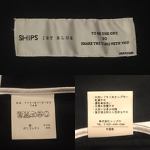 D648 メンズジャケット SHIPS JETBLUE テーラード シップス おしゃれ キレイめ アウター セレクトショップ 無地 黒 ブラック 2釦/ M_画像6