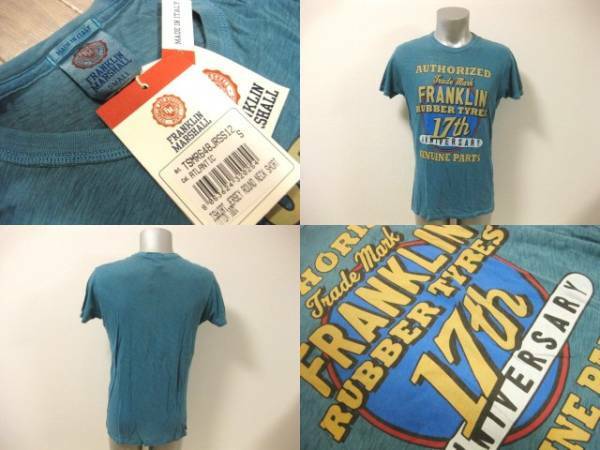 名作 本物 新品 F&M フランクリンマーシャル FRANKLIN&MARSHALL 半袖 Tシャツ S