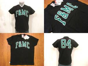  masterpiece genuine article new goods F&M Frank Lynn Marshall FRANKLIN&MARSHALL short sleeves T-shirt black S