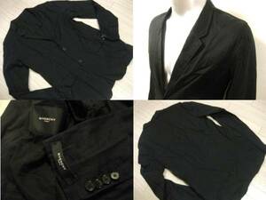  masterpiece genuine article beautiful goods GIVENCHY Givenchy Givenchy 2B cotton jacket black 44 regular price :199,500 jpy 