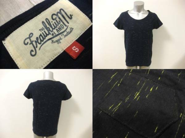 名作 本物 F&M フランクリンマーシャル FRANKLIN&MARSHALL 半袖 Tシャツ S