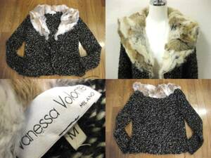  masterpiece genuine article Vanessa Volonte Vanessa Bruno rabbit fur cardigan sweater M