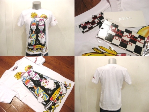 名作 本物 新品 JOYRICH ジョイリッチ Malcolm Stuart マルコムスチュアート Tシャツ XS