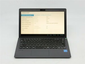 中古ノートパソコン　SONY　VJS111　Celeron 　4GB　BIOSまで表示　　　詳細不明　ジャンク品