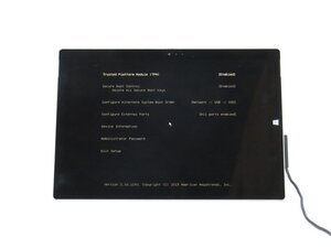 中古　SurfacePro　1631◆Corei5　4300U　1.9GHZ◆M.2 SSD128GB◆メモリ4GB◆　　バッテリー充電できない為ジャンク扱い 　