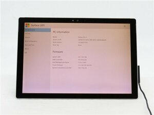 中古　SurfacePro　1724◆Corei5　6300U 　◆M.2 SSD128GB◆メモリ4GB◆　　バッテリー充電できない為ジャンク扱い 　詳細不明