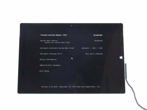 中古　SurfacePro　1631◆Corei5　4300U　1.9GHZ◆M.2 SSD128GB◆メモリ4GB◆　　バッテリー充電できない為ジャンク扱い 　