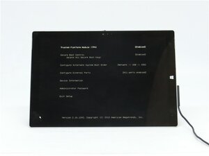 中古　SurfacePro　1631◆Corei5　4300U　1.9GHZ◆M.2 SSD128GB◆メモリ4GB◆　　バッテリー充電できない為ジャンク扱い 　