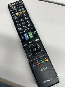 【R-6-86】SHARP AQUOS シャープ アクオス テレビ用リモコン GA888WJSA ジャンク