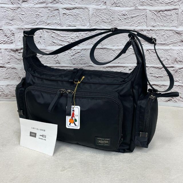 極美品】PORTER RAYS ポーター レイズ スリングショルダーバック moony.ma