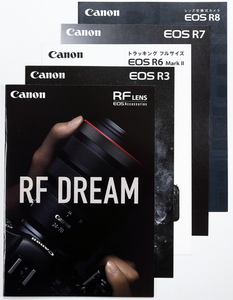 [ new goods unused ] Canon EOS R3,R6MarkⅡ,R7,R8,RF lens catalog 