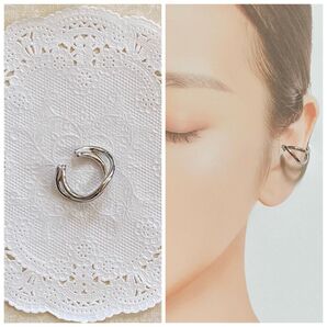 2連イヤーカフ シルバー