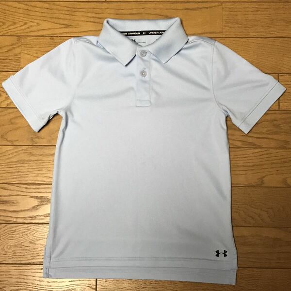 UNDER ARMOUR KID’S SHORT SLEEVE SHIRTS size-7(着丈50身幅36) 中古(ほぼ新品) 送料無料 NCNR