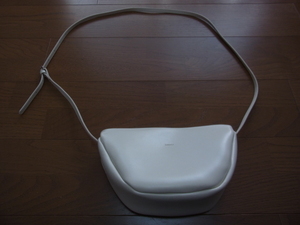 YAHKIya-ki shoulder bag lady's white series USED beautiful goods!