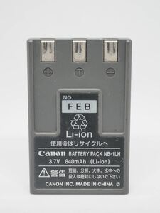 Canon 純正 バッテリーパック NB-1LH