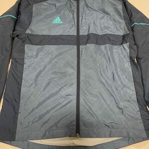 アディダス　メンズ　ジップパーカー　M ブルー　 adidas スポーツ　パーカー　ジャージ