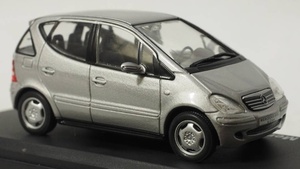 【展示品】Ж アシェット 1/43 メルセデス ベンツ Aクラス 1997 銀 Mercedes Benz A-Class 国産名車 Ж ノレブ ダイムラー Daimler B C CLA