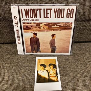 I WON'T LET YOU GO(ジニョン&ユギョム ユニット盤) チェキ付 GOT7 初回限定盤